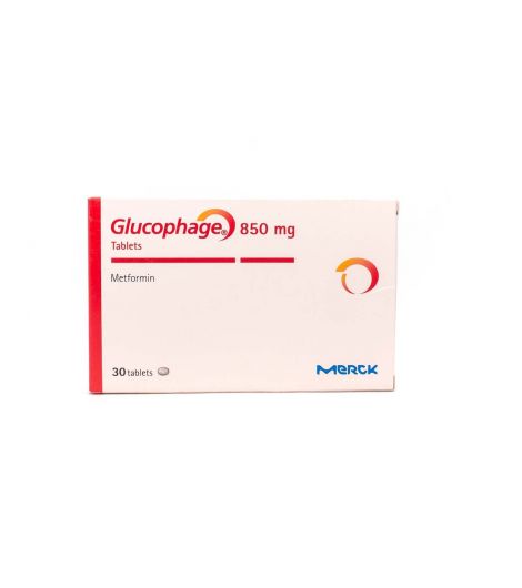 Glucophage 850Mg Tablets 30's