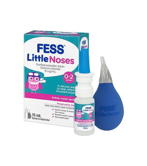 Fess Little Nasal Spray + Aspirator 15ml