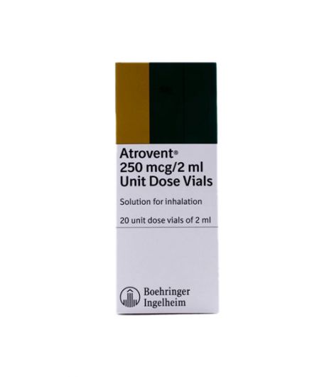 Atrovent 250Mcg/2Ml Sol. 20's