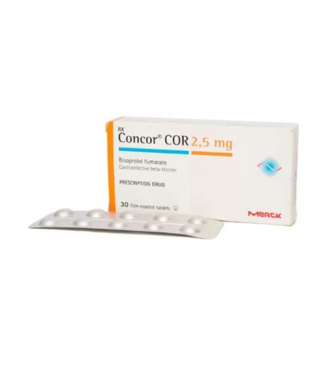 Concor Cor 25Mg Tabs 30's