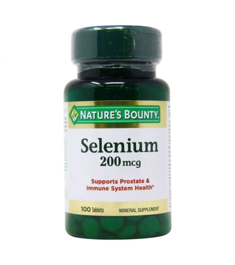 Nature's Bounty Selenium 200 Mcg 100Tabs