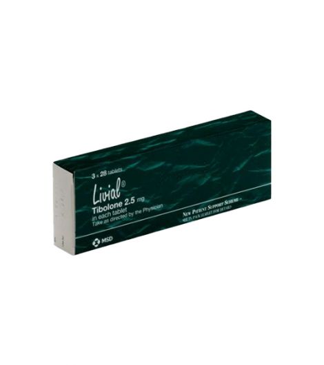 Livial 2.5Mg Tabs 28's