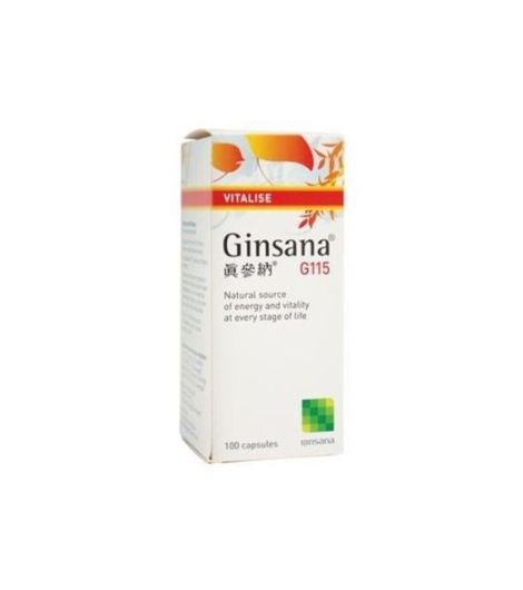 Ginsana Capsules 100 Caps