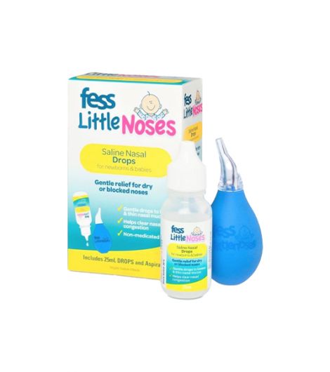 Fess Little Nasal Drops + Aspirator 25mL
