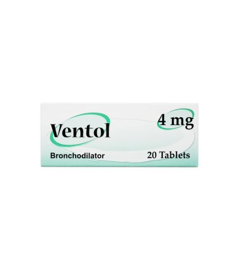 Ventol 4Mg Tabs 20'S