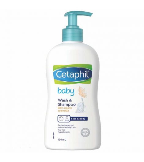 Cetaphil Baby Wash & Shampoo 400ml Pump