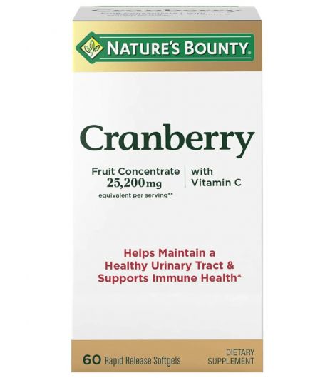 Nature's Bounty Cranberry 200mg 60s