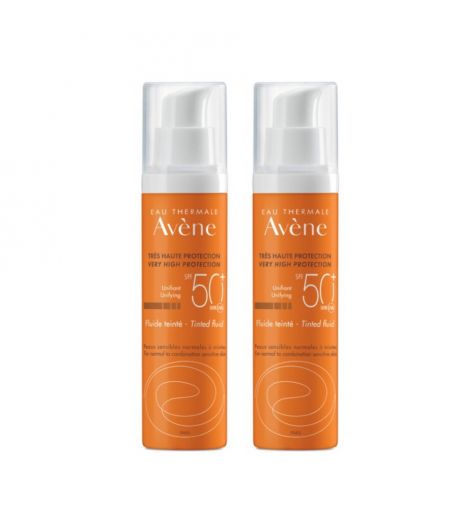 Eau Thermale Avene Tinted Fluid Spf 50+50ml - 2X50ml