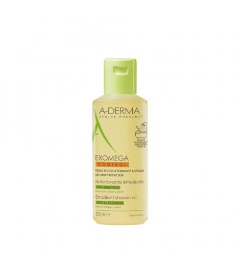 A-Derma Exomega Emollient Shower Oil For Eczema 200 Ml