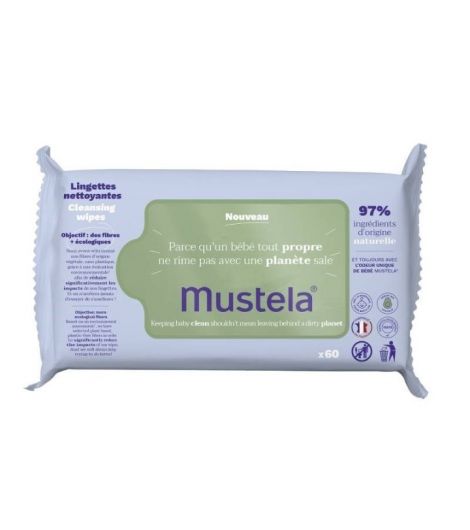 Mustela Cleansing Wipes 60s