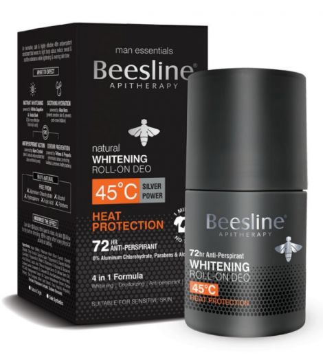 Beesline Roll-on Deo Whitening Men Heat Protection 50ml