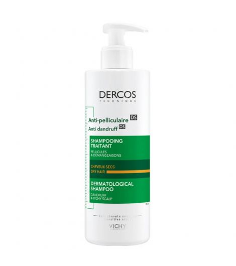Vichy Dercos Anti Dandruff Dry Hair Shampoo 390ml