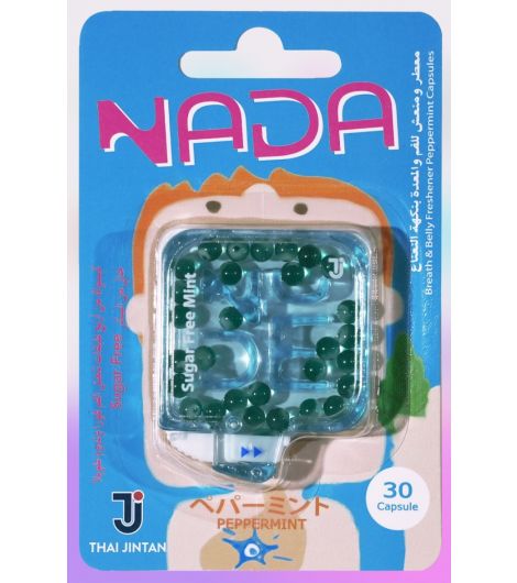 NADA Breath & Belly Freshener Mint 30 Capsules