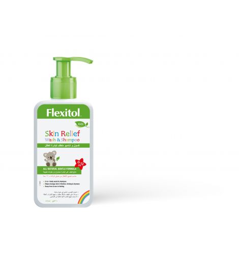 Flexitol Kids Skin Relief Wash & Shampoo 210ml