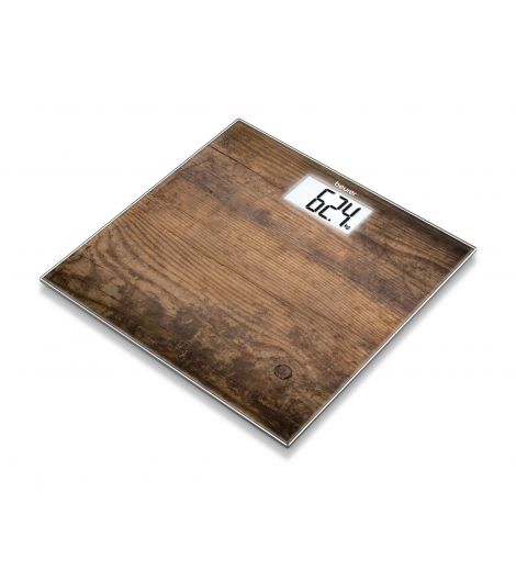 Beurer Glass Scale Wood GS203