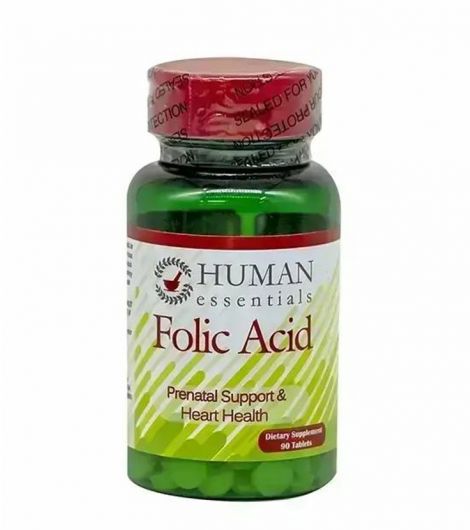 Human Essentials Folic Acid 90 Tabs