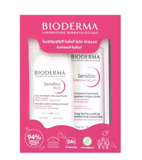 Bioderma Sensibio Defensve Serum+Sensbio H20 250ml