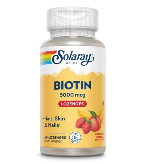 Solaray Biotin 5000Mcg 60 Caps