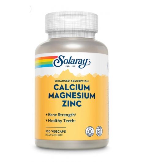 Solaray Calcium Mag Zinc 100Cap