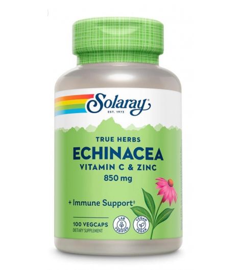 Solaray Echinacea Vit C+Zinc 100Cap