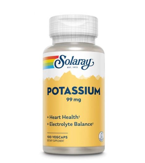 Solaray Potassium 99Mg 100 Caps