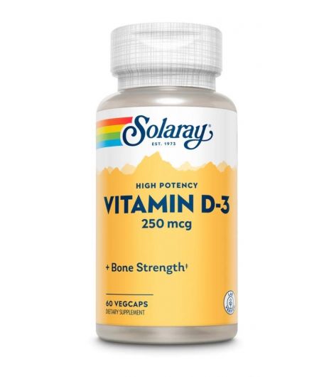 Solaray Vit D3 10000 IU 60 Caps