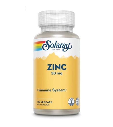 Solaray Zinc 50mg 100 Caps