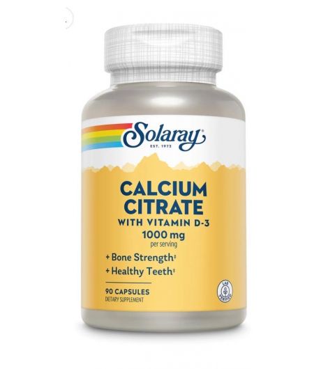 Solaray Calcium Citrate+D 90's