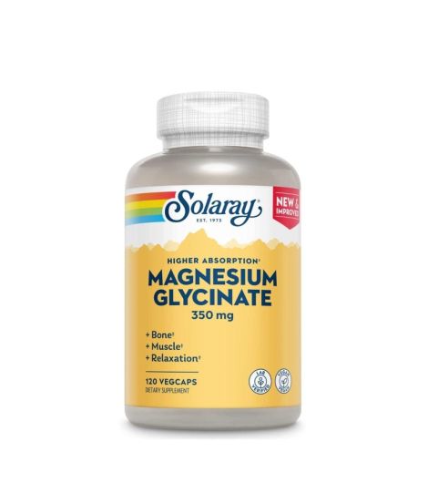 Solaray Magnesium Glycinate 350mg 120 Capsules