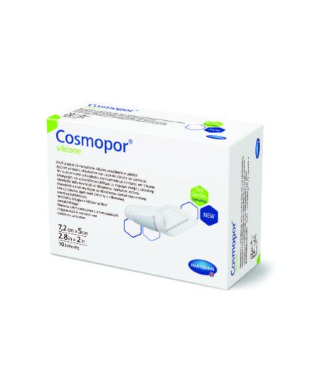 Hartmann Cosmopor Silicone 7.2cmx5cm 10 Pieces