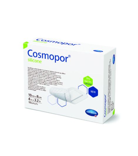 Hartmann Cosmopor Silicone 10cmx8cm 10 Pieces