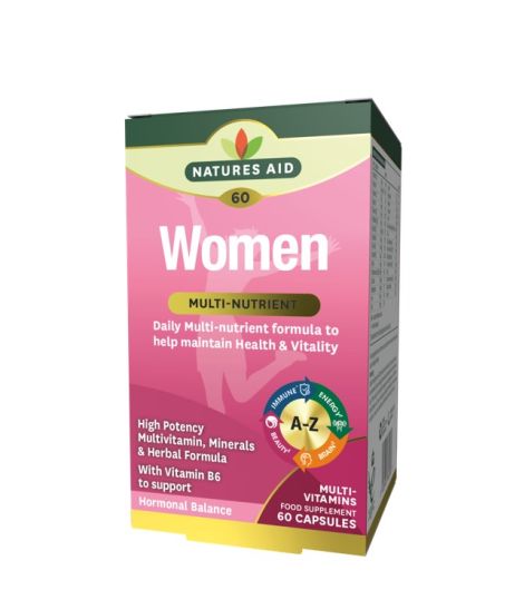 Natures Aid Women Daily MultiNutrient 60 Capsules