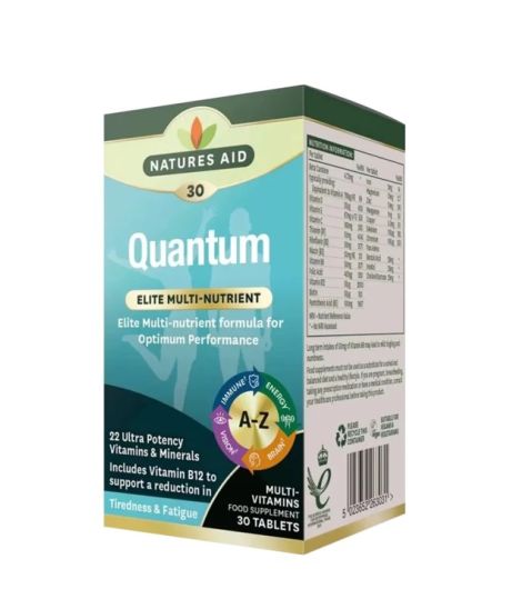 Natures Aid Quantum Elite MultiNutrient 30 Tablets