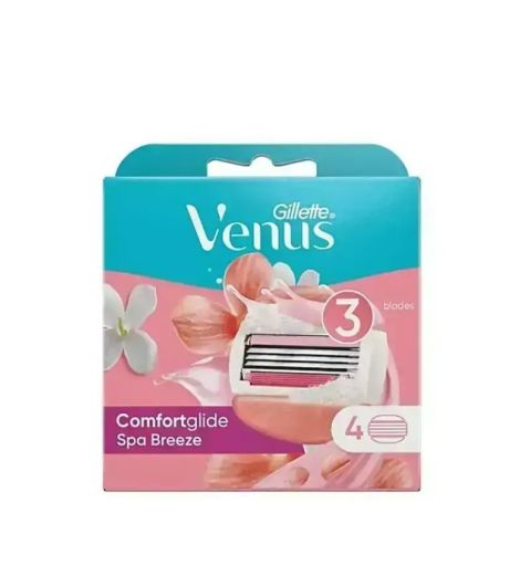 Gillette Venus Comfort glide Spa Breeze 4 Cartridges