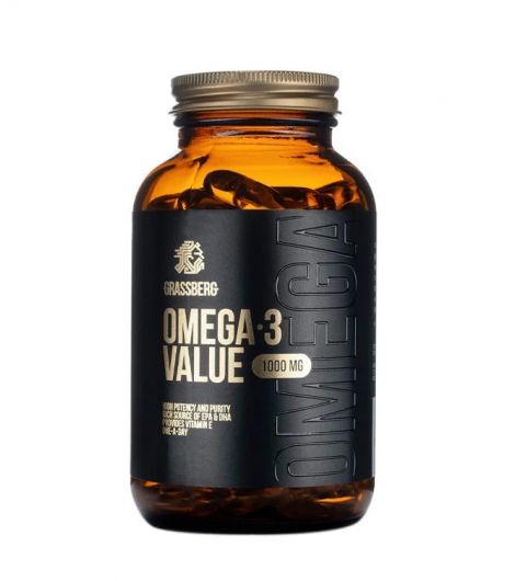 Grassberg Omega3 Value 1000mg 60 Cap