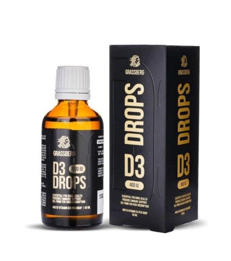 Grassberg Vitamin D3 400IU Drop 50ml