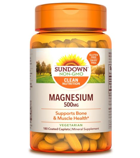 Sundown Natural Magnesium 500Mg 180 Caps