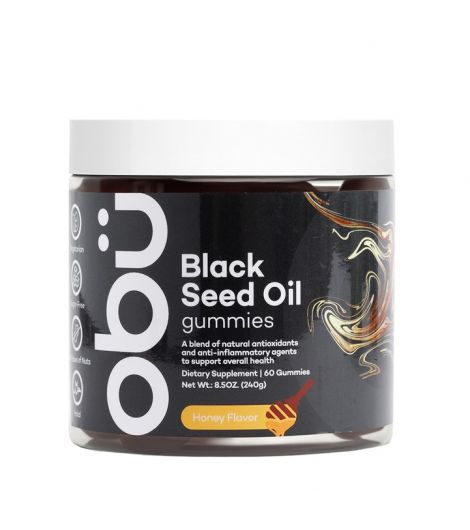 Obu Black Seed Oil 60 Gummies Honey Flavor