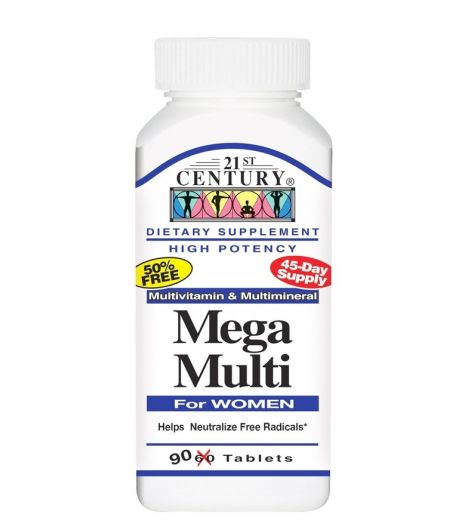 21st Century Mega Multi Women 90 Tablets