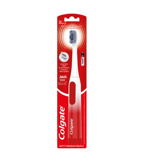 Colgate Battery Toothbrush Optic White Power Soft