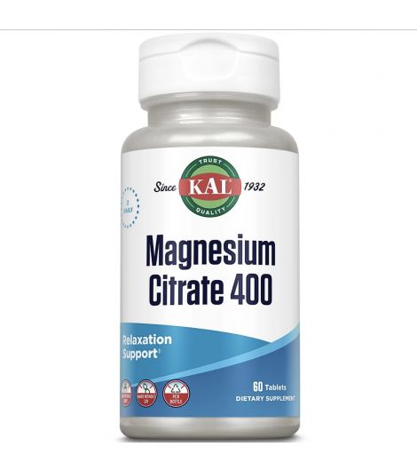 Kal Magenesium Citrate 400 60 Tablets