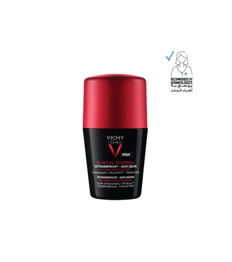 Vichy Homme 96H Deo Roll for Men 50ml