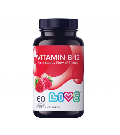 Livs Vitamin B12 Methylcobalamin 60 Gummies