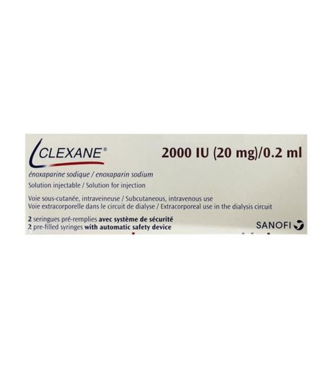 Clexane 2000 I.U. Inject.2's