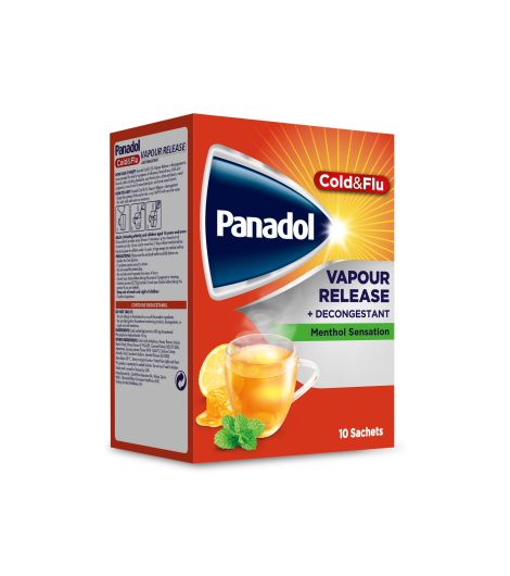 Panadol Cold & Flu Vapour Release 10 Sachetets