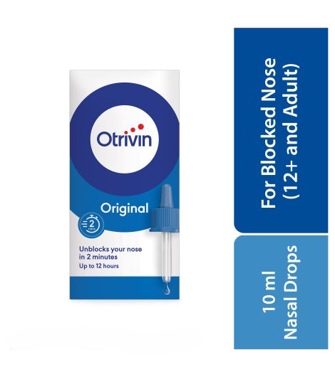 Otrivin Adult Nasal Drops 0.1% 10mL