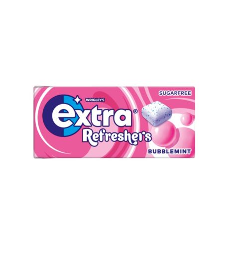 Extra Refreshers Bubblemint Flavor Gum 7 Pieces