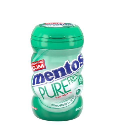 Mentos Pure Fresh Spearmint Sugar Free Gum 50 Pieces