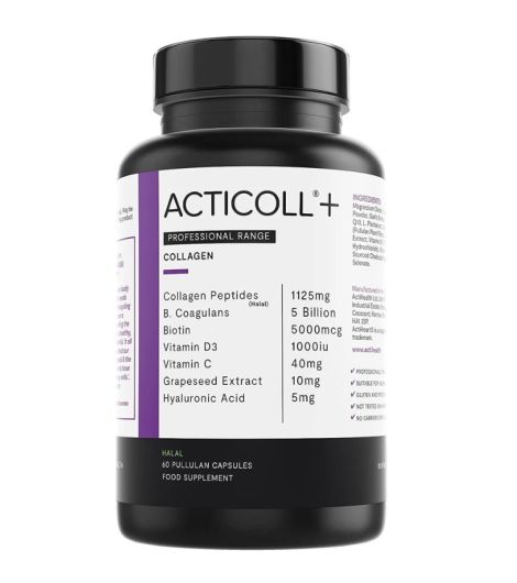 Acticoll + Collagen 1125mg Biotin 5000mcg 60 Capsules