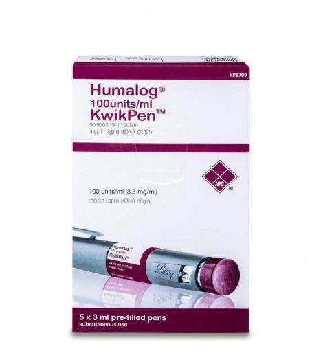 Humalog Kwik Pen 100U/ml 5*3mL